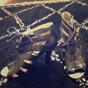 Lace up heels. BCBGeneration